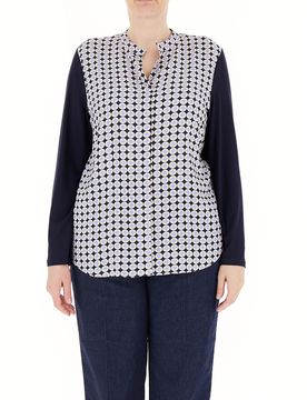 Blusa in viscosa BLU XL