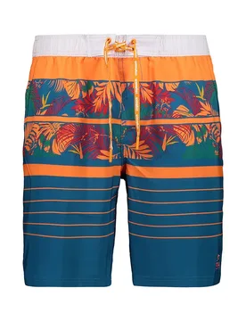 Medium Swimming 30r9297 Swimming Shorts Orange Fluo / Blue Saphire 3XL Men - CMP - FashionsVida