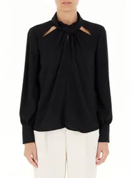 Blusa in crêpe LIU JEANS NERO 40