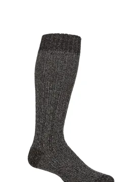 Mens 1 Pair Workforce Wool Rich Heavy Gauge Long Boot Socks Charcoal 6-11 - Grey - Size: 6-11 Mens - SockShop - FashionsVida