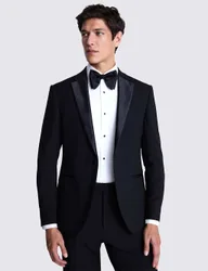 Slim Fit Tuxedo Jacket Black male
