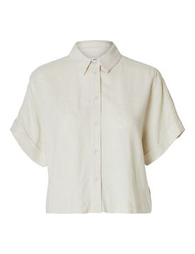 SELECTED Blusa 'Viva' gris claro