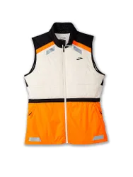 Gilet da running da donna Run Visible Insulated 2.0 bianco S