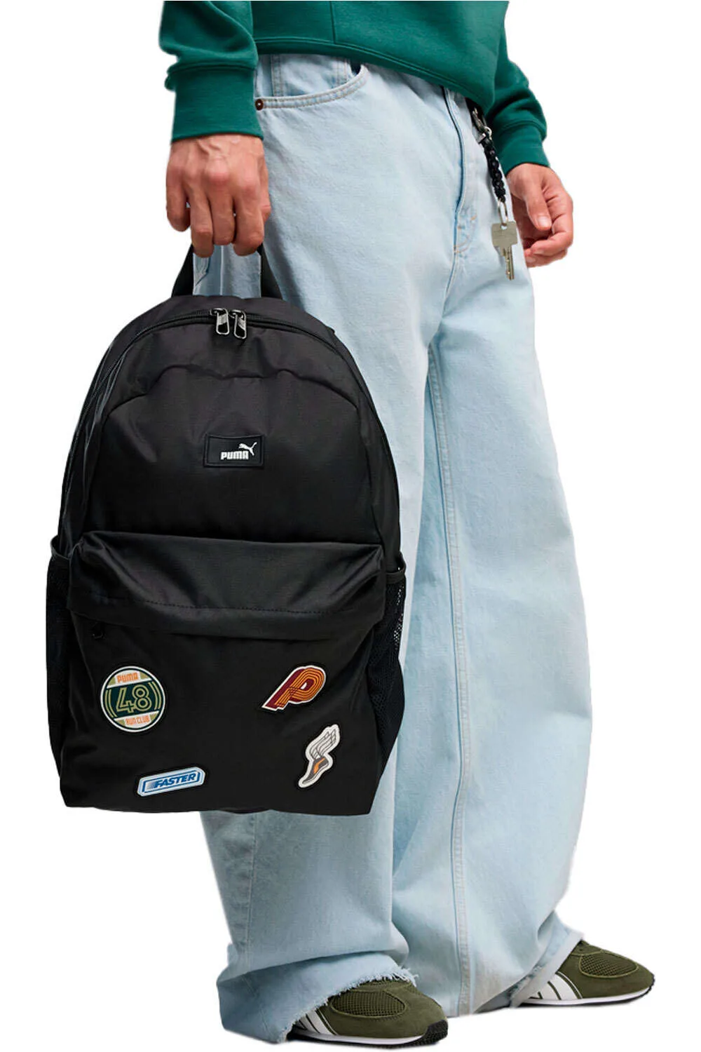 Phase patch mochila deporte Negro (OSFA) - Puma - FashionsVida