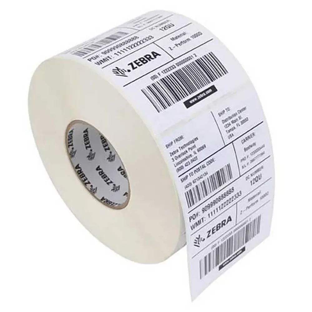 Étiquette Z-slct 2000t 51x25 Mm White One Size unisex - Zebra - FashionsVida