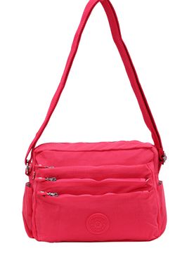 Mindesa Bolso de hombro fucsia