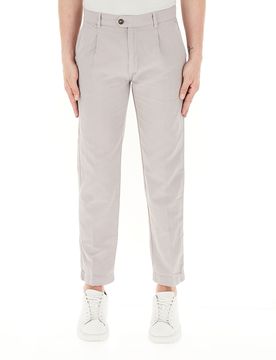 Pantalone misto lino BEIGE 33