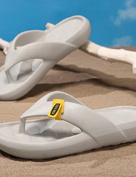 Summer Men's Flip Flops Soft Sole EVA Beach Slippers for Men Outdoor Platform Casual Shoes Home Non-slip Bathroom Slides Shoes - Aliexpress - FashionsVida