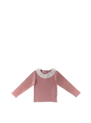 Maglia con colletto ROSA ANTICO 4A