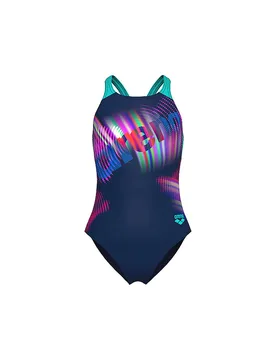 Bañador de niña con logo azul oscuro 140 - Arena - FashionsVida