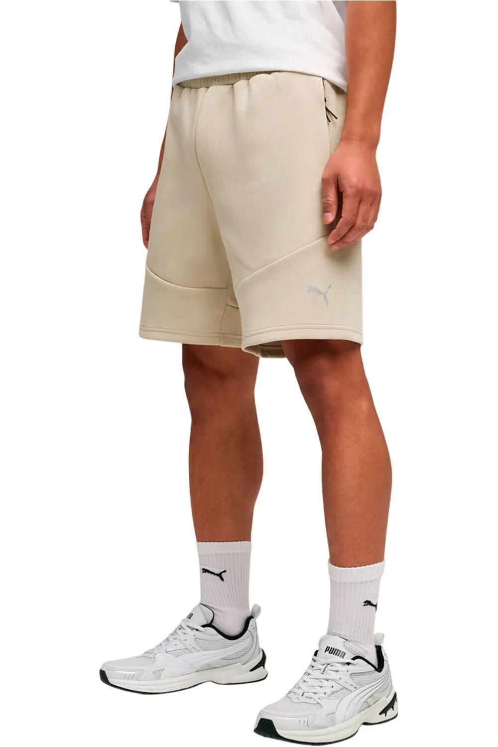 Evostripe bermudas hombre Beige (XL) - Puma - FashionsVida