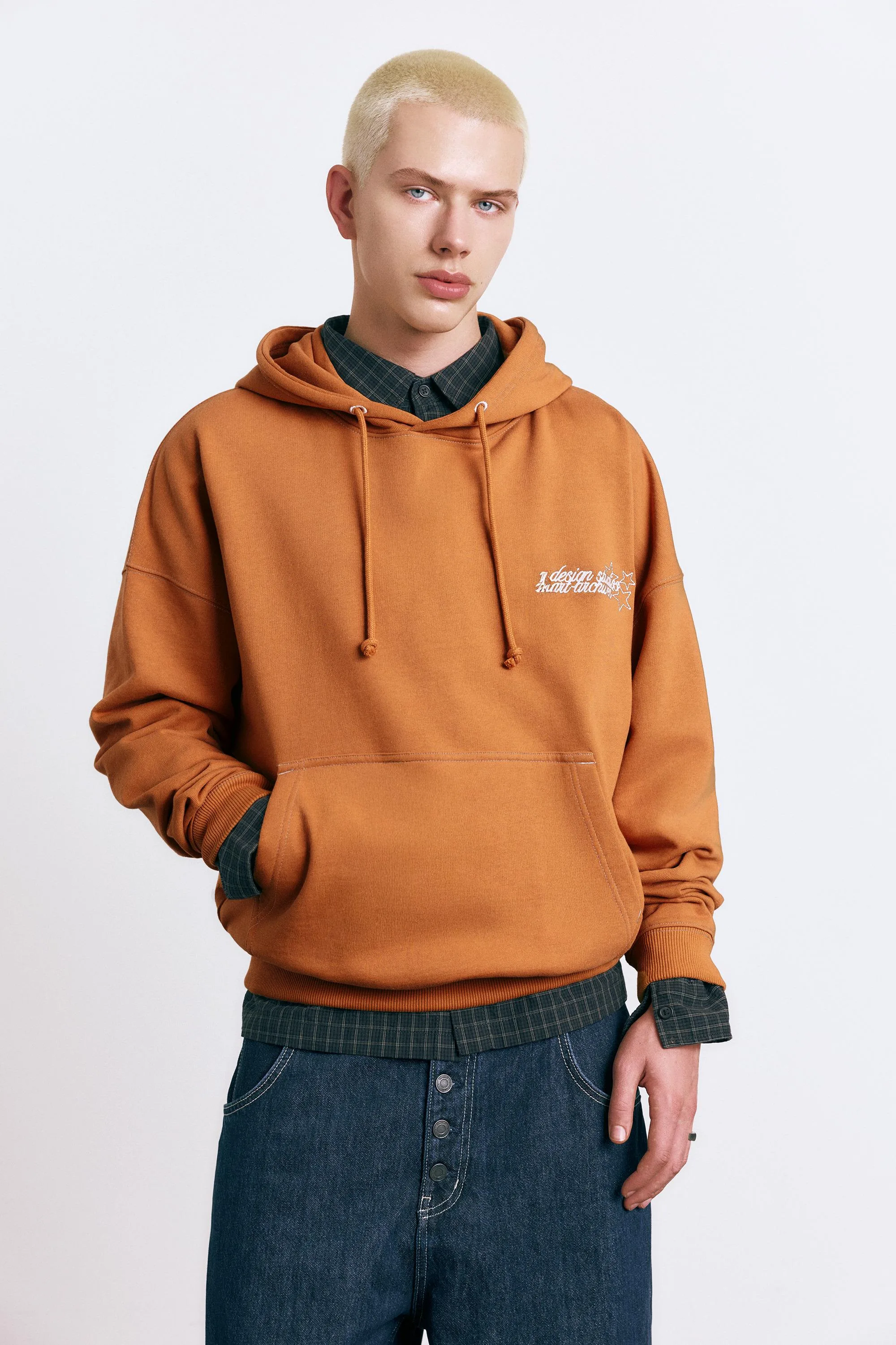 Pull&Bear Stwd Star Hoodie (Size: ) - Pull&bear - FashionsVida