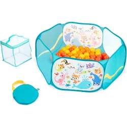 Piscina plegable con 42 bolas de colores B Toys
