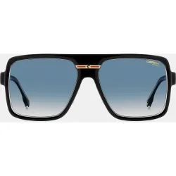 Gafa de sol de hombre rectangular en poliamida con lente degradada