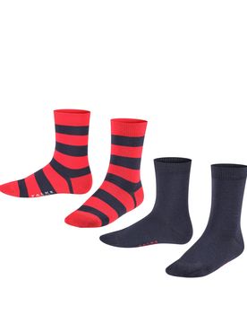 Happy Stripe 2-Pack Kinder Socken