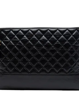 Large Aged Calfskin Gabrielle O Case Clutch - Chanel - FashionsVida