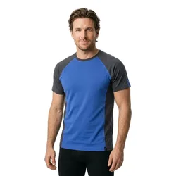 T-shirt à Manches Courtes Unique 50567 Royal / Dark Navy 3XL