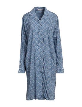 Vestido midi Mujer Azul marino 42 Mujer