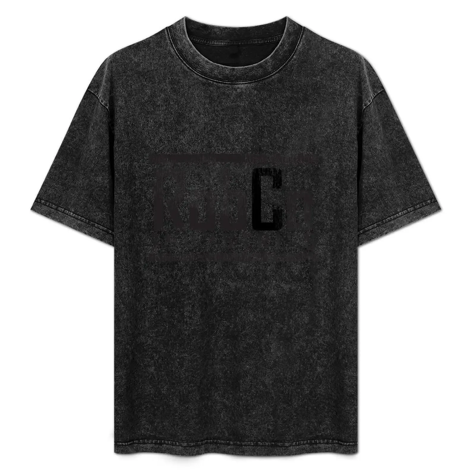 RobCo Logo (Black) T-Shirt Standard Fit Solid Tee Shirt - Aliexpress - FashionsVida