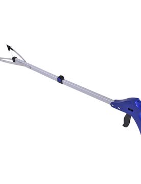 Greifhilfe, faltbar blau grau