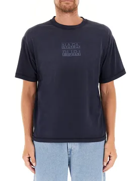 T-shirt girocollo BLU NAVY M - Napapijri - FashionsVida