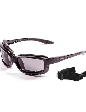 Lunettes De Soleil Polarisées Santa Cruz Shiny Black Smoke/CAT3 unisex - Paloalto - FashionsVida