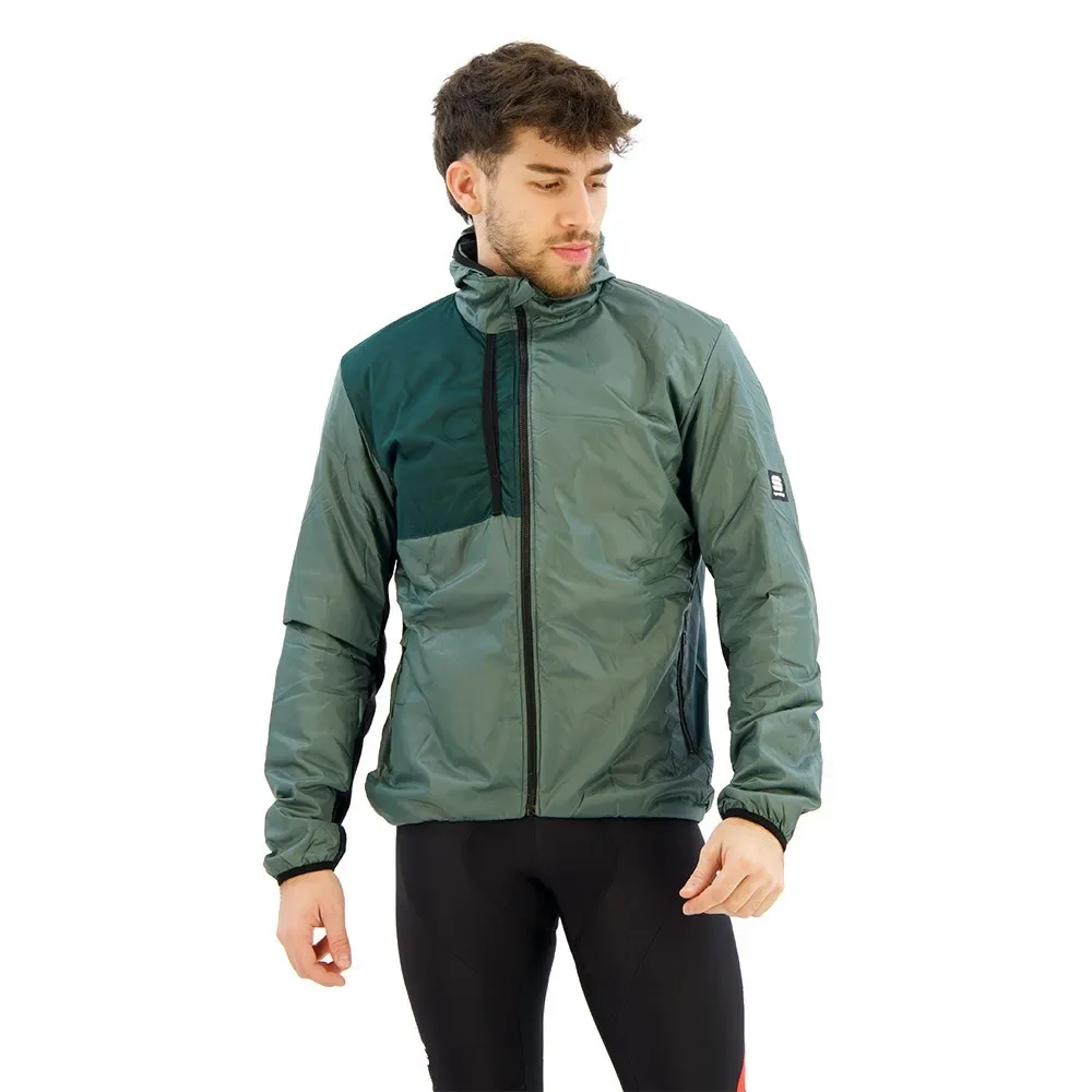Giacca Supergiara Puffy Shrub Green - Sportful - FashionsVida