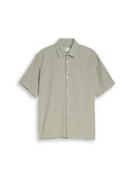 Relaxed heavy structured shirt male