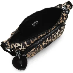 Bandolera pequeña de mujer con bolsillos externos y asa regulable