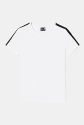 T-shirt logo series donna bianco