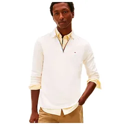 Polo à Manches Longues Mw0mw42808 Ivory Petal XL
