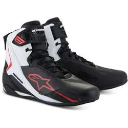 Scarpe Moto FASTER-4 Nero Bianco Rosso taglia 8.5