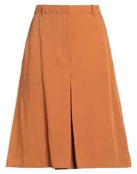 Midi-Rock Damen Lederfarben 38 Damen