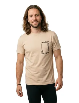 T-shirt à Manches Courtes B2m17046 Pale Khaki S