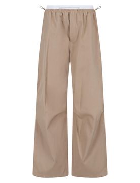 Stretch Cotton Trousers with Soft Lining