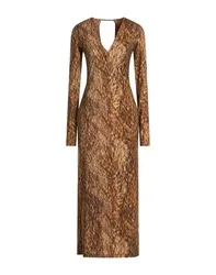 Vestido largo Mujer Marrón M,S,XS Mujer