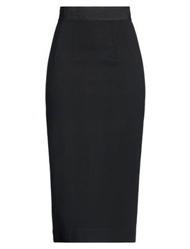 Dolce&Gabbana Falda midi Mujer Negro 36,38 Mujer