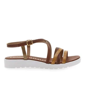 Sandali Marroni Multy Listini Made in Italy 8103 40 - MIO TEMPO - FashionsVida