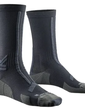 Calzini Trail Run Discover Crew Black / Charcoal EU 35-38 - X-SOCKS - FashionsVida