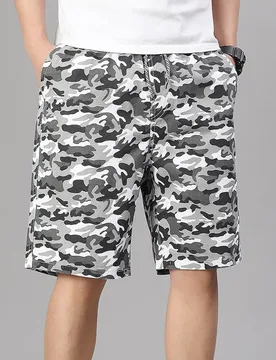 Men's Light Weight Casual Shorts Elastic Waist Cargo Short Relaxed Fit Camo Shorts Big Size Loose Bermuda Shorts - Aliexpress - FashionsVida