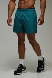 Mens Man Active Stretch Woven 5inch Shorts - Teal - Size Medium