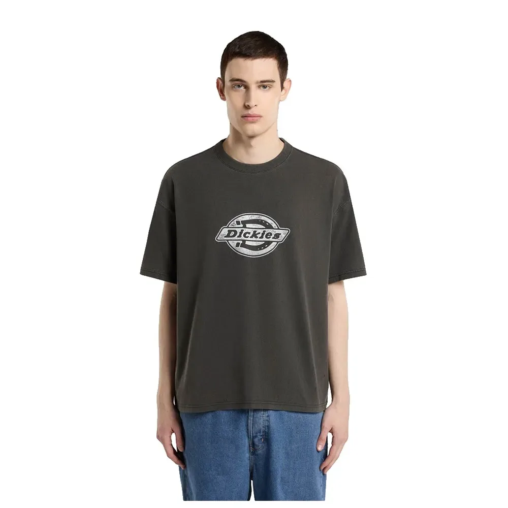 Maglietta A Maniche Corte Plainville Black S - Dickies - FashionsVida