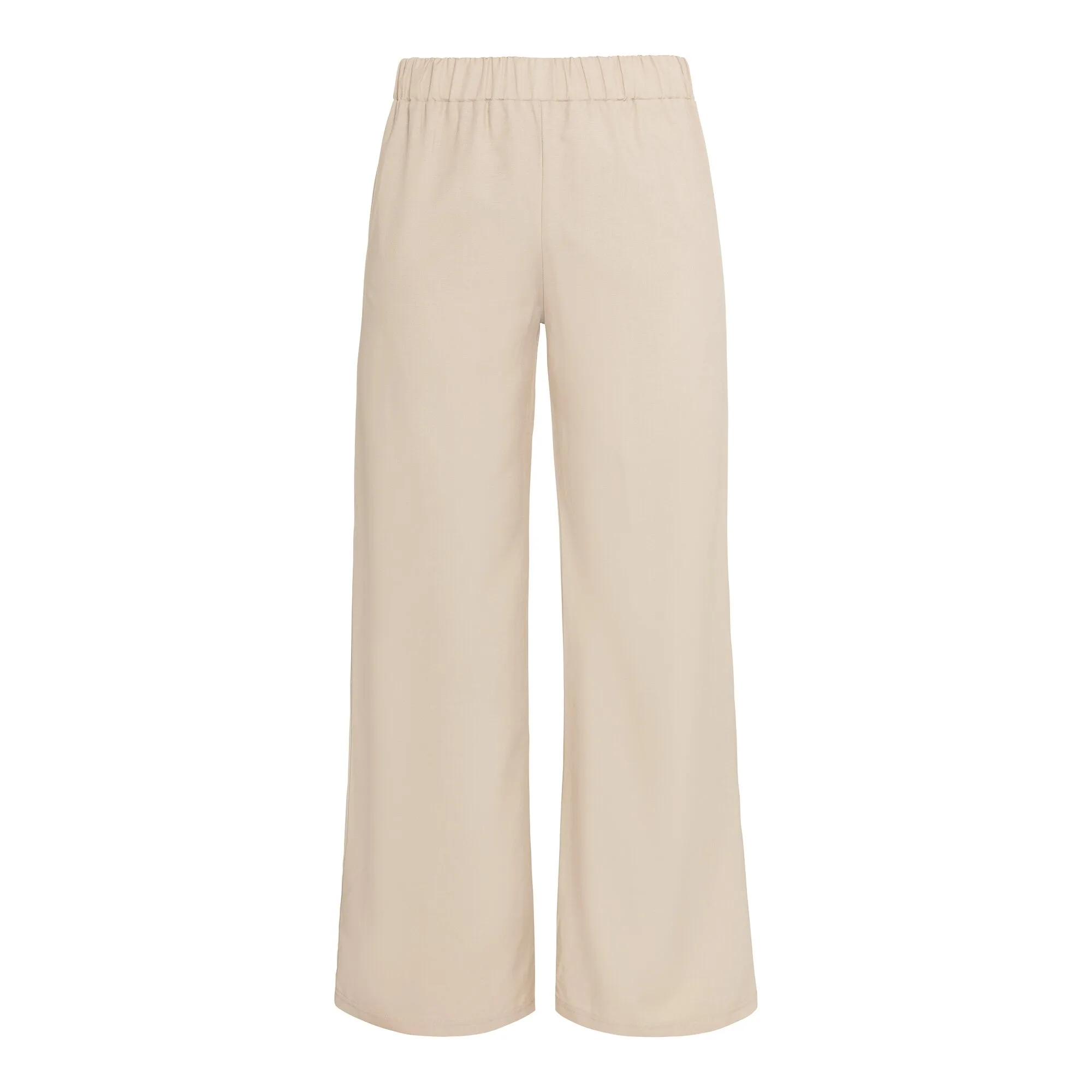Marlenehose mit Leinen S beige - MODERNE HAUSFRAU - FashionsVida