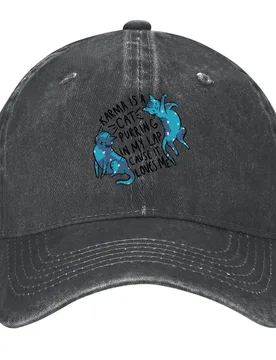Karma is a CAT Baseball Cap derby hat hats for men sun caps Uv Protection Solar Hat Men's Caps Women's - Aliexpress - FashionsVida