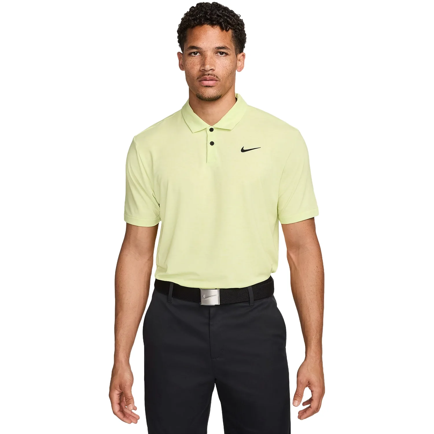 Golf Polo Dri-FIT Tour Heather, gelb l - Nike - FashionsVida