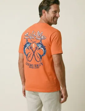 Crossed Bills Mens T-Shirt - Salt Life - FashionsVida