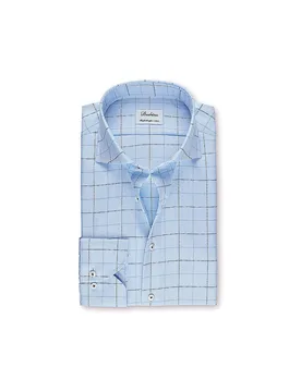 Camicia Slim Fit azzurro 43 - Stenströms - FashionsVida