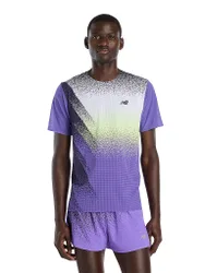 Camiseta de running para hombre Race Day Ultra Light Printed morado M