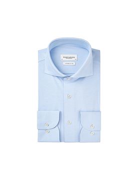Hemd Japanese Knit hellblau 43 herren