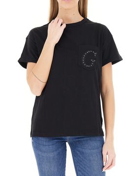 Guess T-shirt girocollo NERO XS